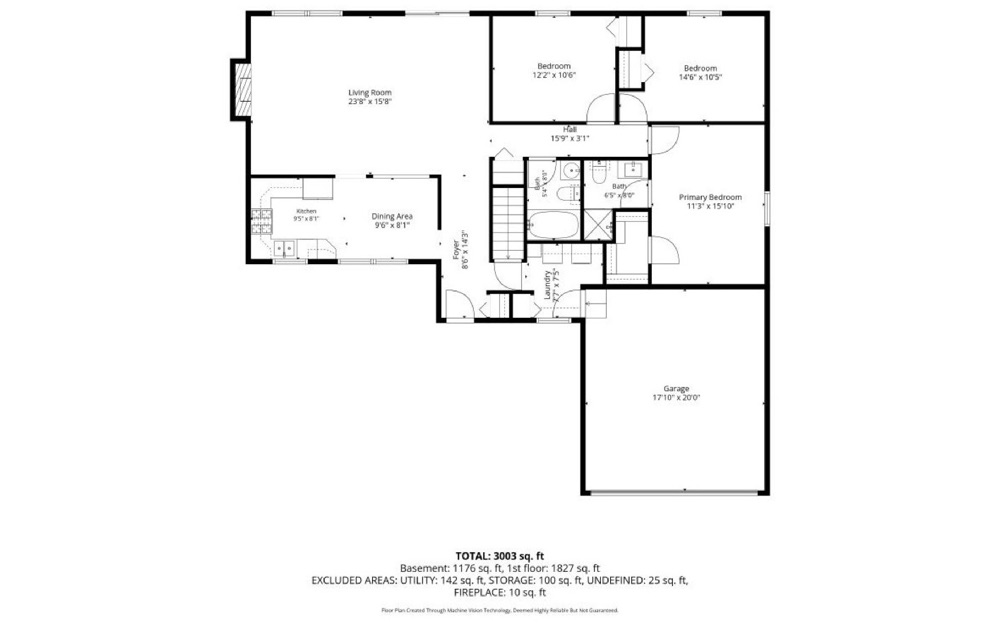 Floor plan — 39031 Meeting House Ln, Livonia, MI