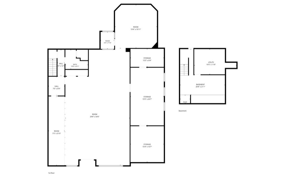 2D floor plan of the whole building — Commerce Township, MI