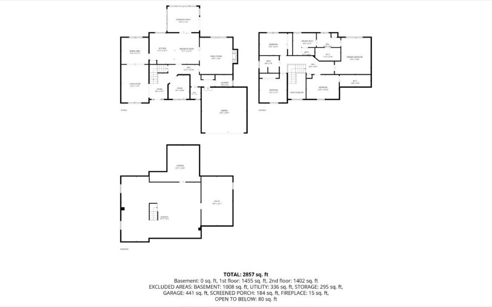 2D Floor Plan from a recent Standard package shoot
