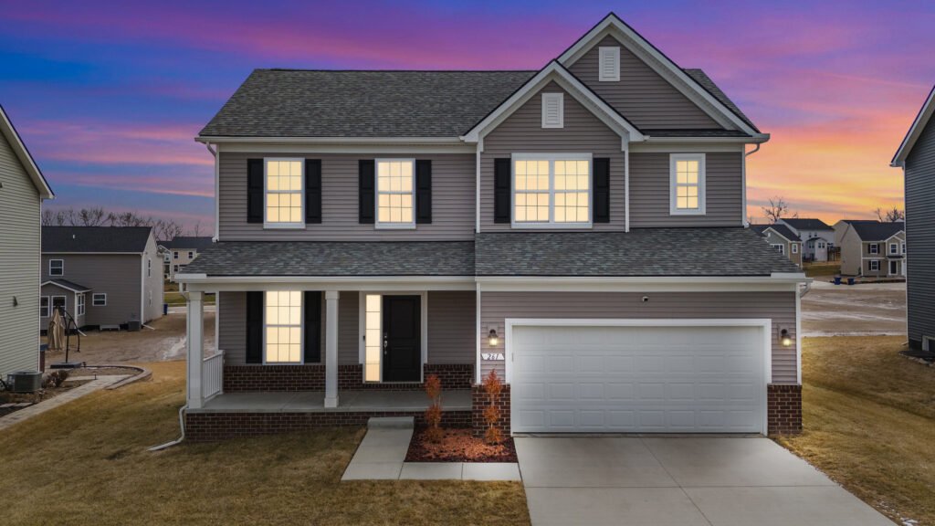 drone photography virtual twilight image drone shot south lyon michigan