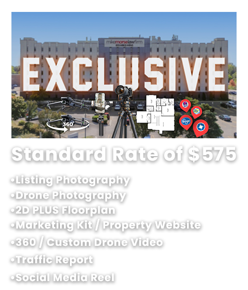 exclusive package commercial photography