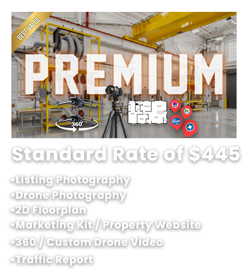 premium package commercial real estate photography