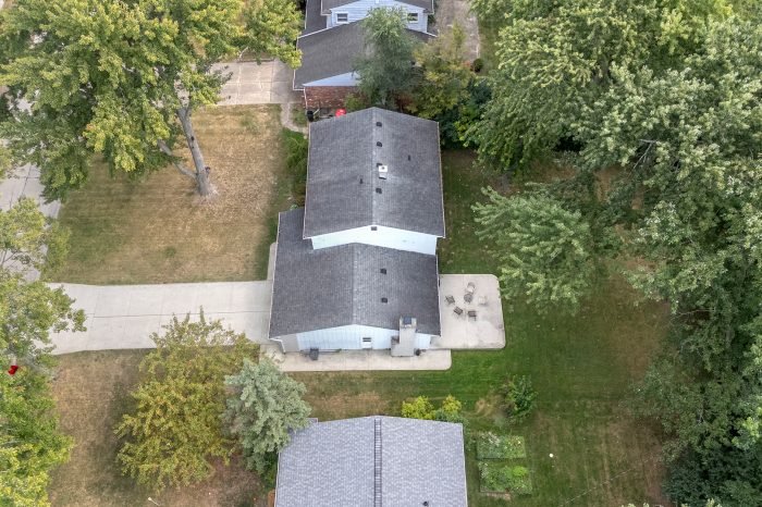 colonial listing residential drone photo property outline side leverage livonia westland canton michigan