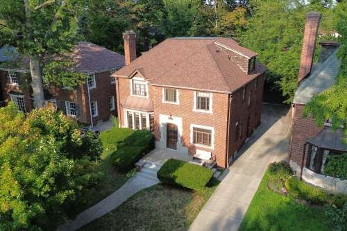 property highlight drone image