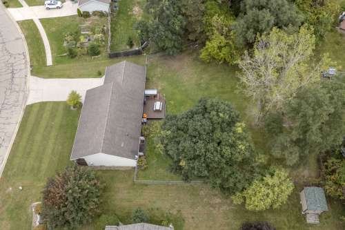 left side of yard residential