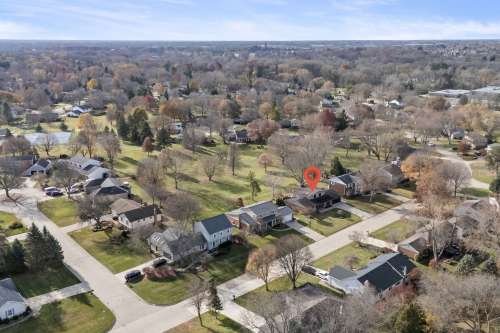 neighborhood highlight drone