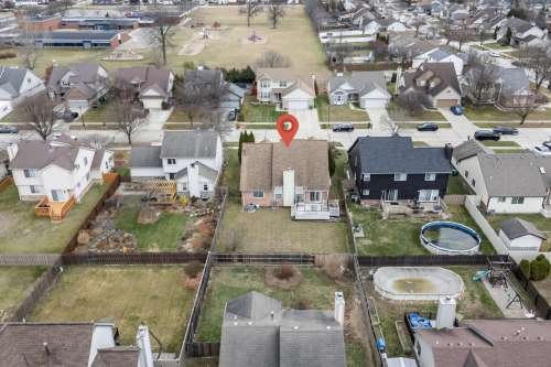 back side location marker drone