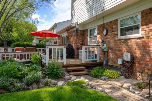 exterior marketing image back deck novi northville residential real estate leverage photography michigan realtor for sale