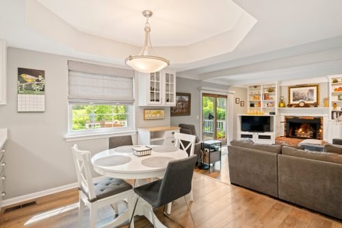 dining room cozy showcase novi northville residential real estate photography listing leverage marketing michigan realtor