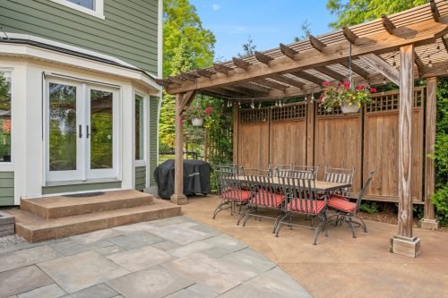 livonia backyarad patio deck table for sale residential photography marketing novi northville canton belleville michigan