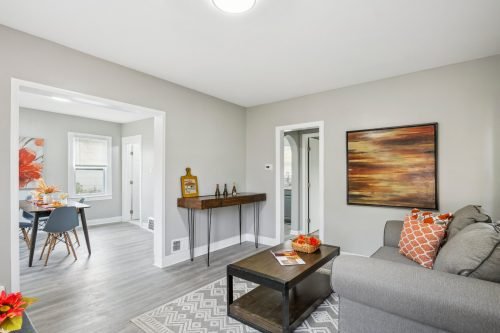 living room marketing dining room staging taylor leverage real estate photography photos residential michigan novi northville canton westland