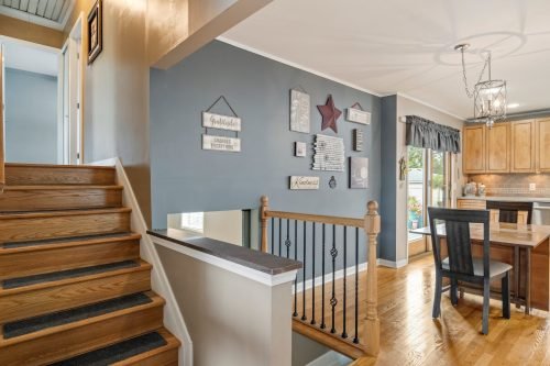 tri level realtor leverage kitchen stairs residential