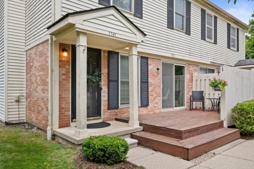 exterior front door image condo northville hoa residential realtor leverage marketing novi northville michigan