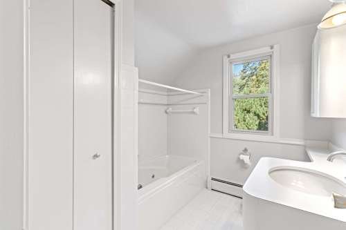 bathroom shower white