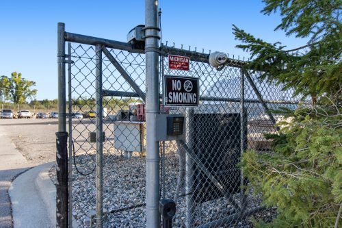 Gate close up photography