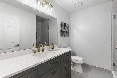bathroom gray northville